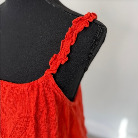 Forever 21 Orange Loose Fit Summer Top (L) - Picture 3 of 7